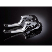 ABM SYNTO evo Hebelsatz Bremshebel & Kupplungshebel YAMAHA MT-07 / MOTOCAGE RM04  14-16 anthrazit / titan silber