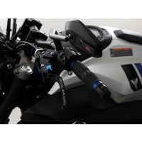 ABM SYNTO evo Hebelsatz Bremshebel & Kupplungshebel YAMAHA MT-07 / MOTOCAGE RM04  14-16 silber anthrazit / titan