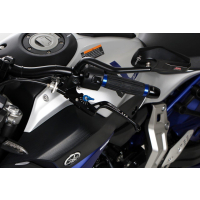 ABM SYNTO evo Hebelsatz Bremshebel & Kupplungshebel YAMAHA MT-07 / MOTOCAGE RM04  14-16 silber anthrazit / titan