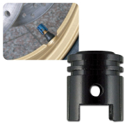 Ventilkappen PISTON / KOLBEN eloxiert blau