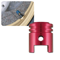 Ventilkappen PISTON / KOLBEN eloxiert schwarz